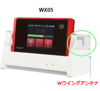 WX05のクレードル